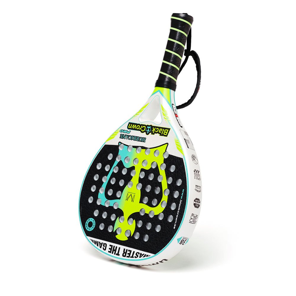 Pro Padel Rackets Black Crown Hurricane PRO Padel Racket + Padel Cover