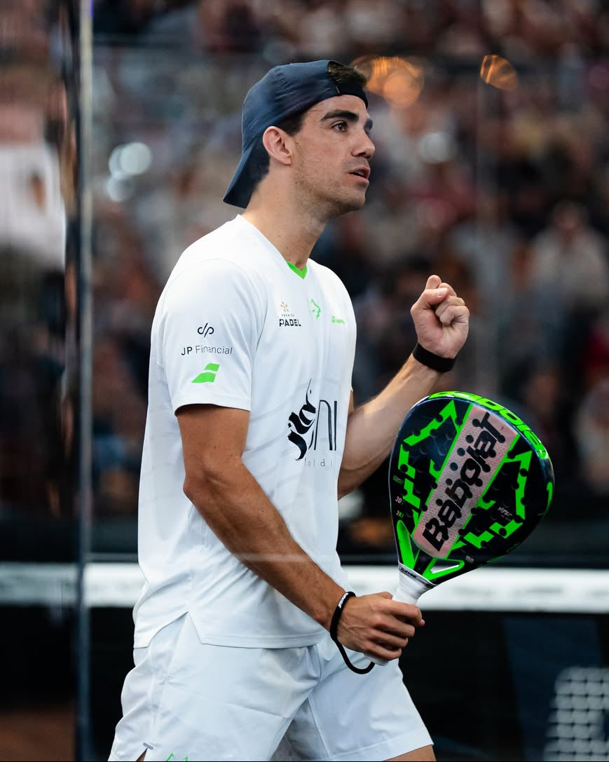 Juan Lebron Babolat padel racket lifestyle image