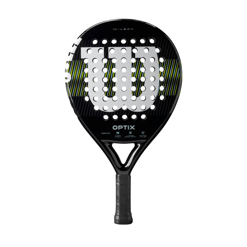 Vension Racket Log Wilson Optix V1 Black Padel Racket