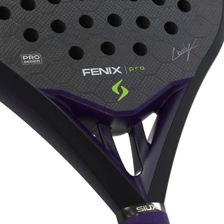 Siux Fenix PRO Black 2026 Padel Racket by Leo Augsburger