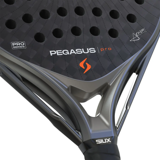 Siux Pegasus PRO Storm Grey 2026 Padel Racket by Alex Chozas