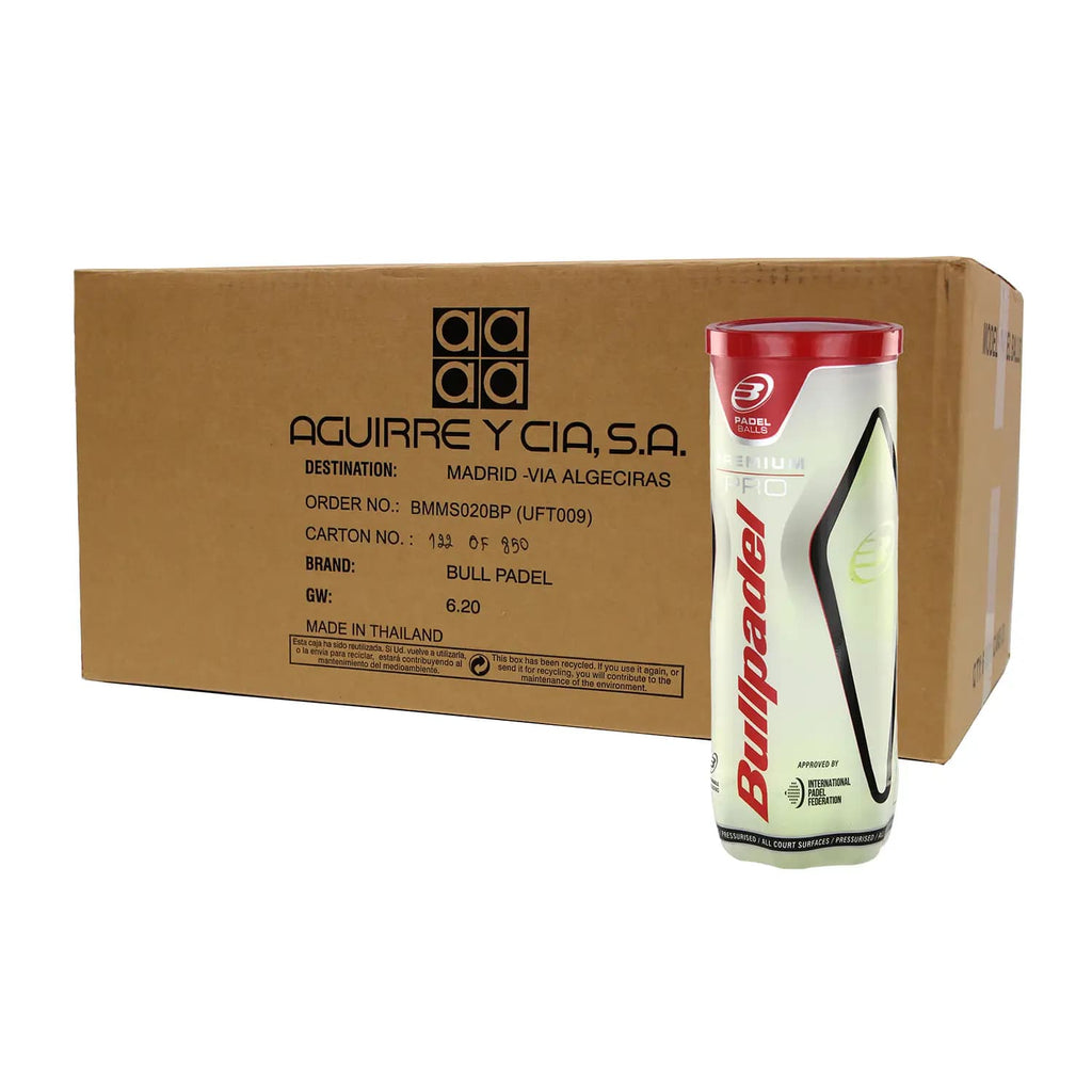 Bullpadel Premium PRO Padel Balls Box (24x3) – Padel Racket