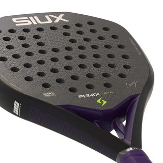 Siux Fenix PRO Black 2026 Padel Racket by Leo Augsburger